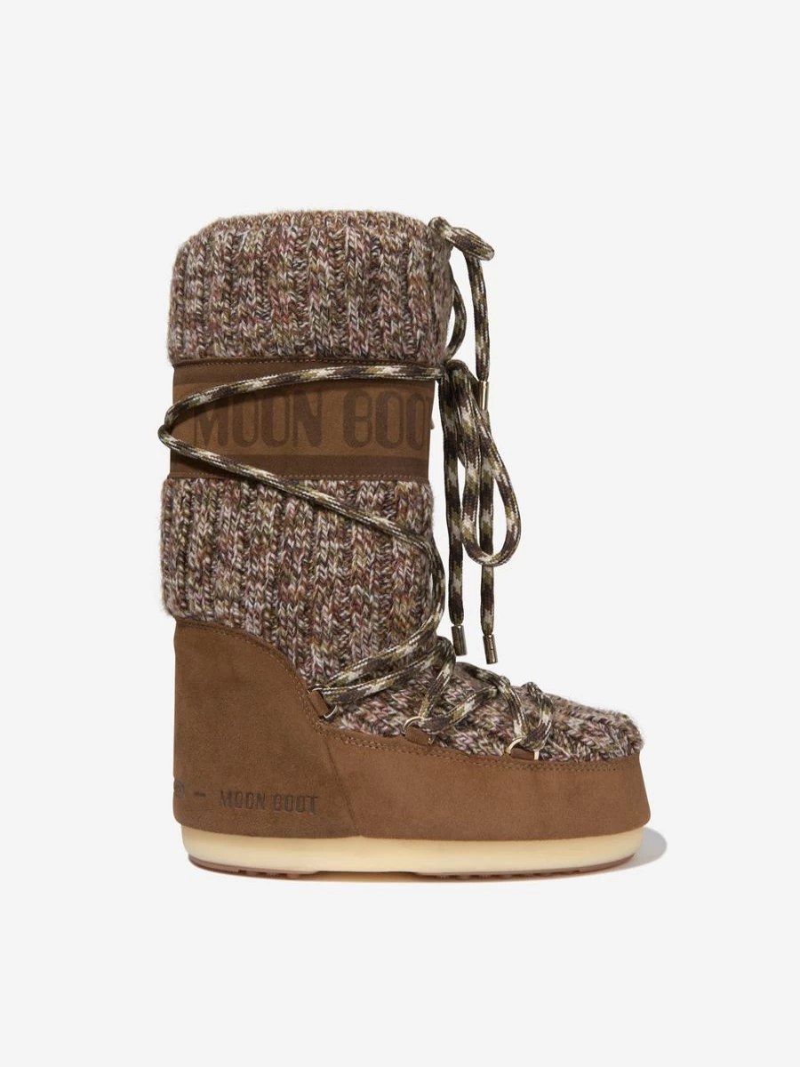 Moon Boot Girls' Icon Wool Winter Boots for Kids
