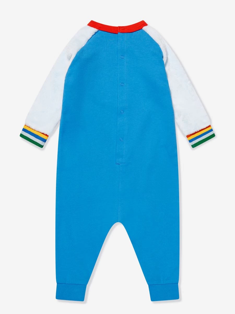 MARC JACOBS Baby Boys Blue Logo Romper - Stylish & Comfortable Outfit