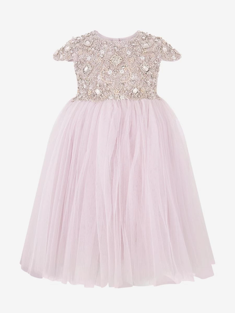 "Maison Ava Blush Sophia Dress for Teen Girls – Elegant & Stylish"