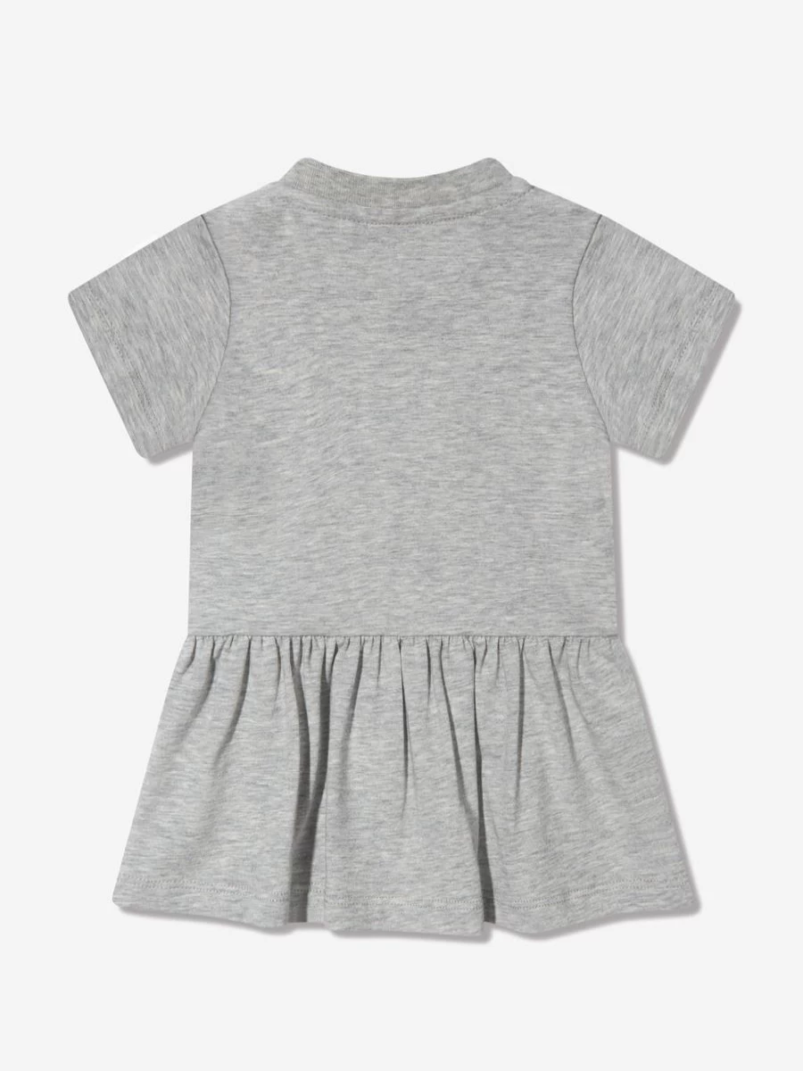 Moncler Enfant Baby Girls Grey Logo Dress