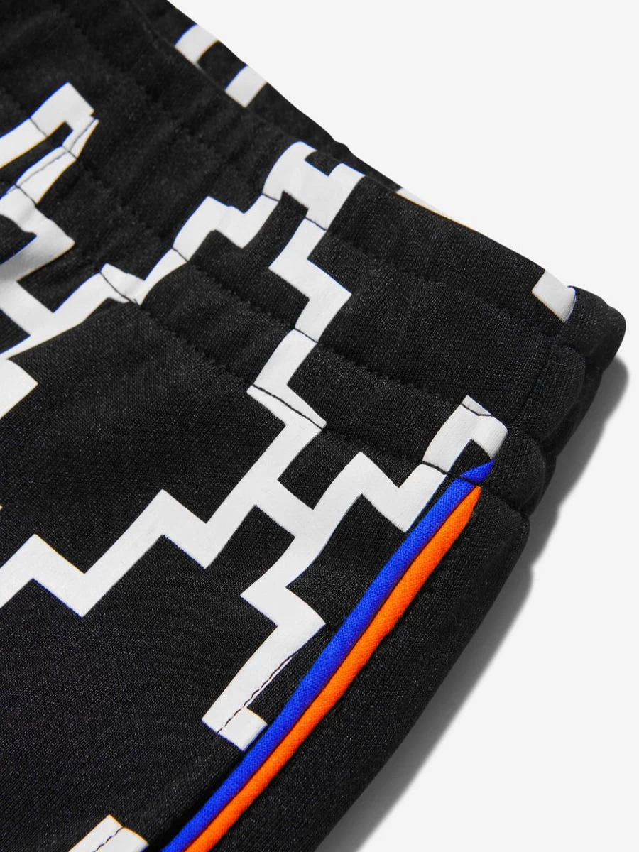 Marcelo Burlon Boys Cross Piping Track Pants | Kids Athletic Joggers | Childsplay Clothing