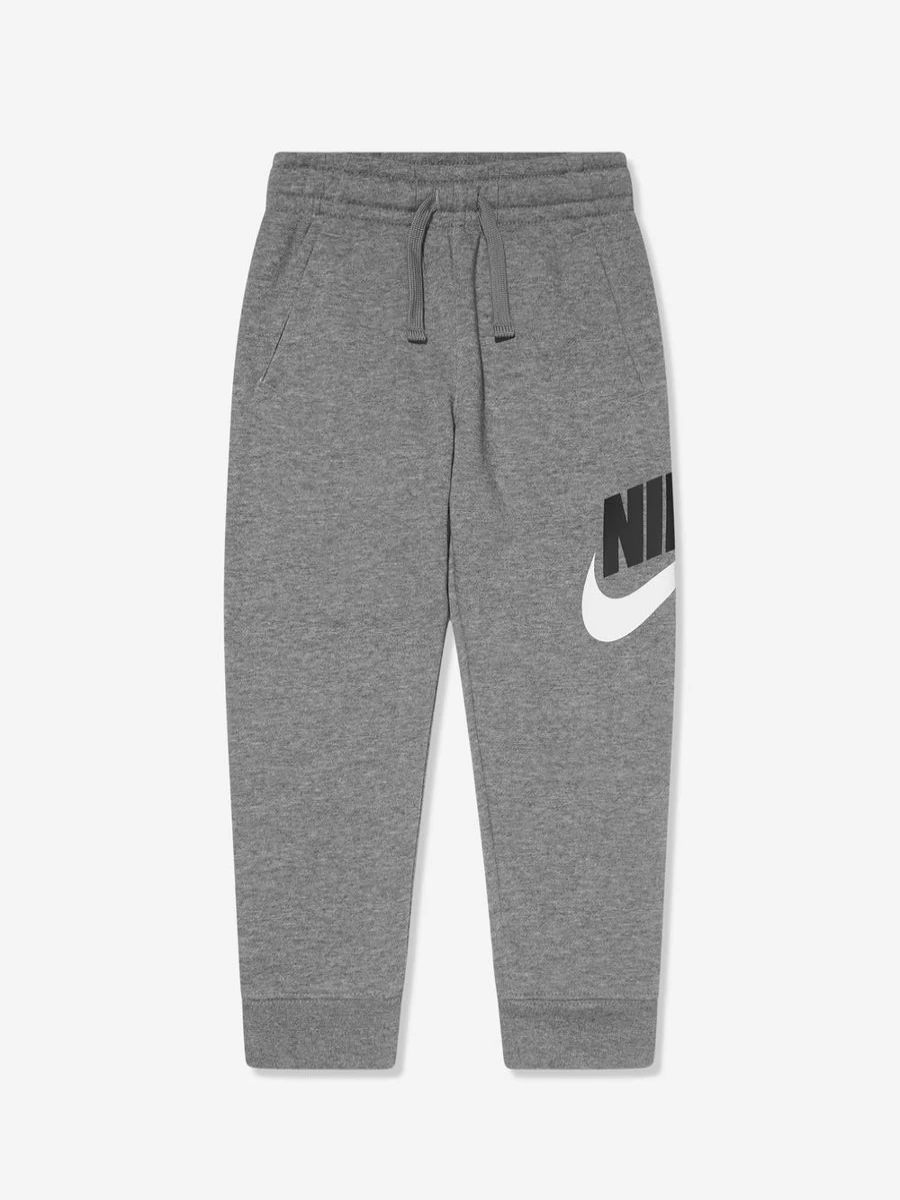 Nike Boys Club Fleece Joggers Pants - Grey Athletic Sweatpants for Kids
