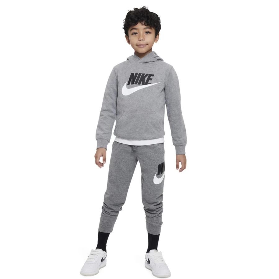 Nike Boys Club Fleece Joggers Pants - Grey Athletic Sweatpants for Kids