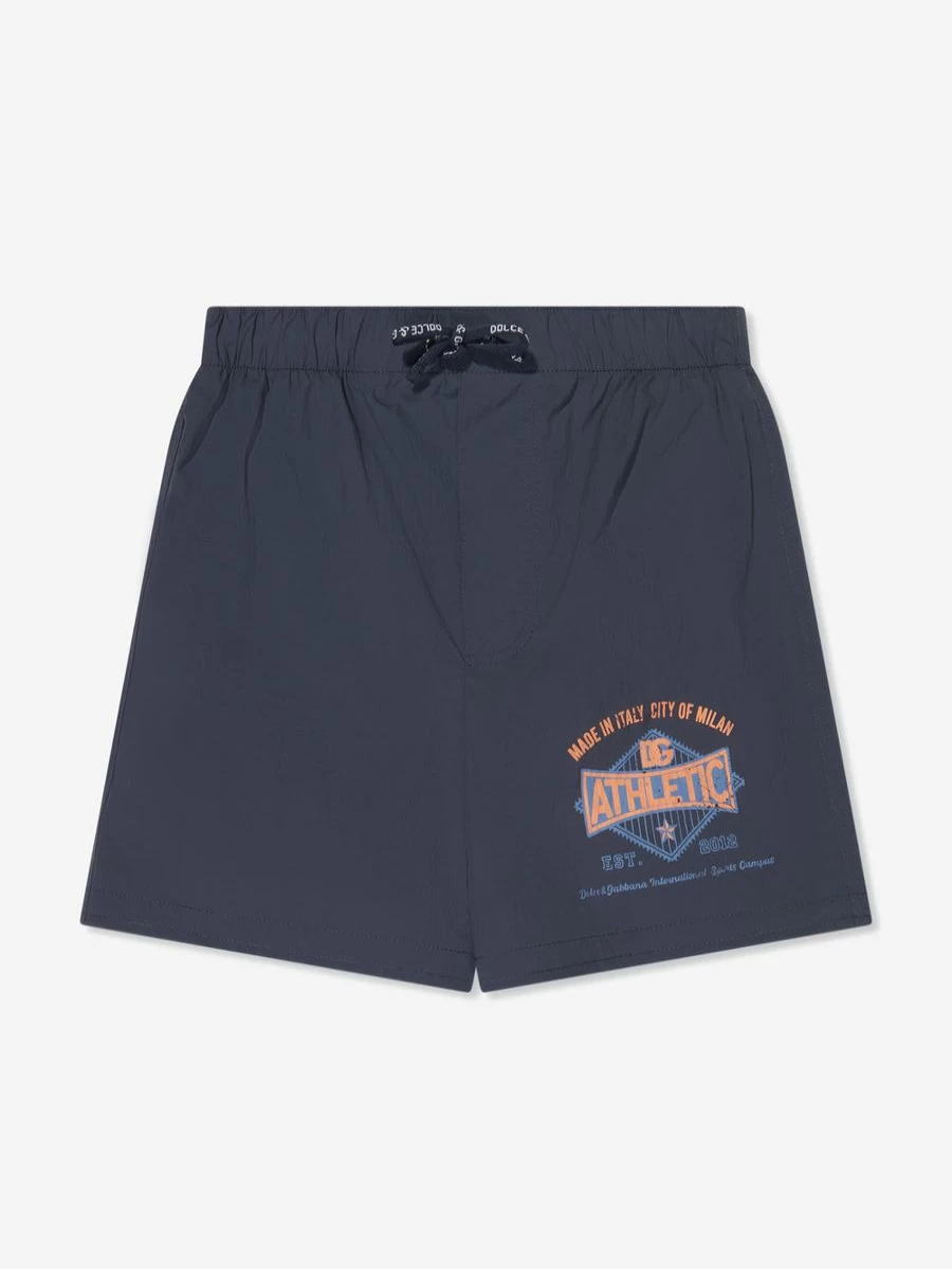 Dolce & Gabbana Kids Boys Navy Swim Shorts for Active Water Play