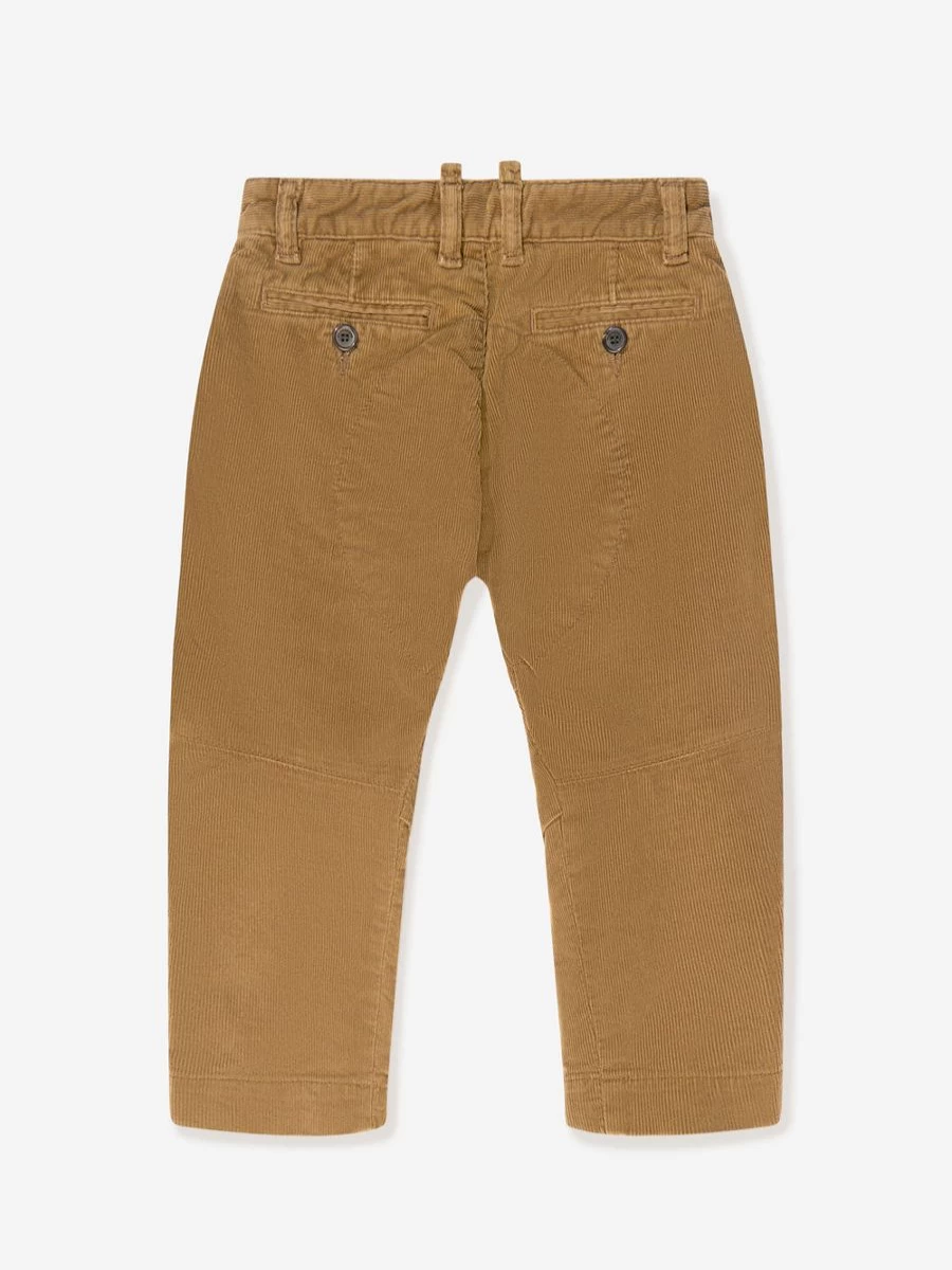 Dsquared2 Kids Boys Corduroy Icon Trousers | Stylish & Comfortable Pants for Boys