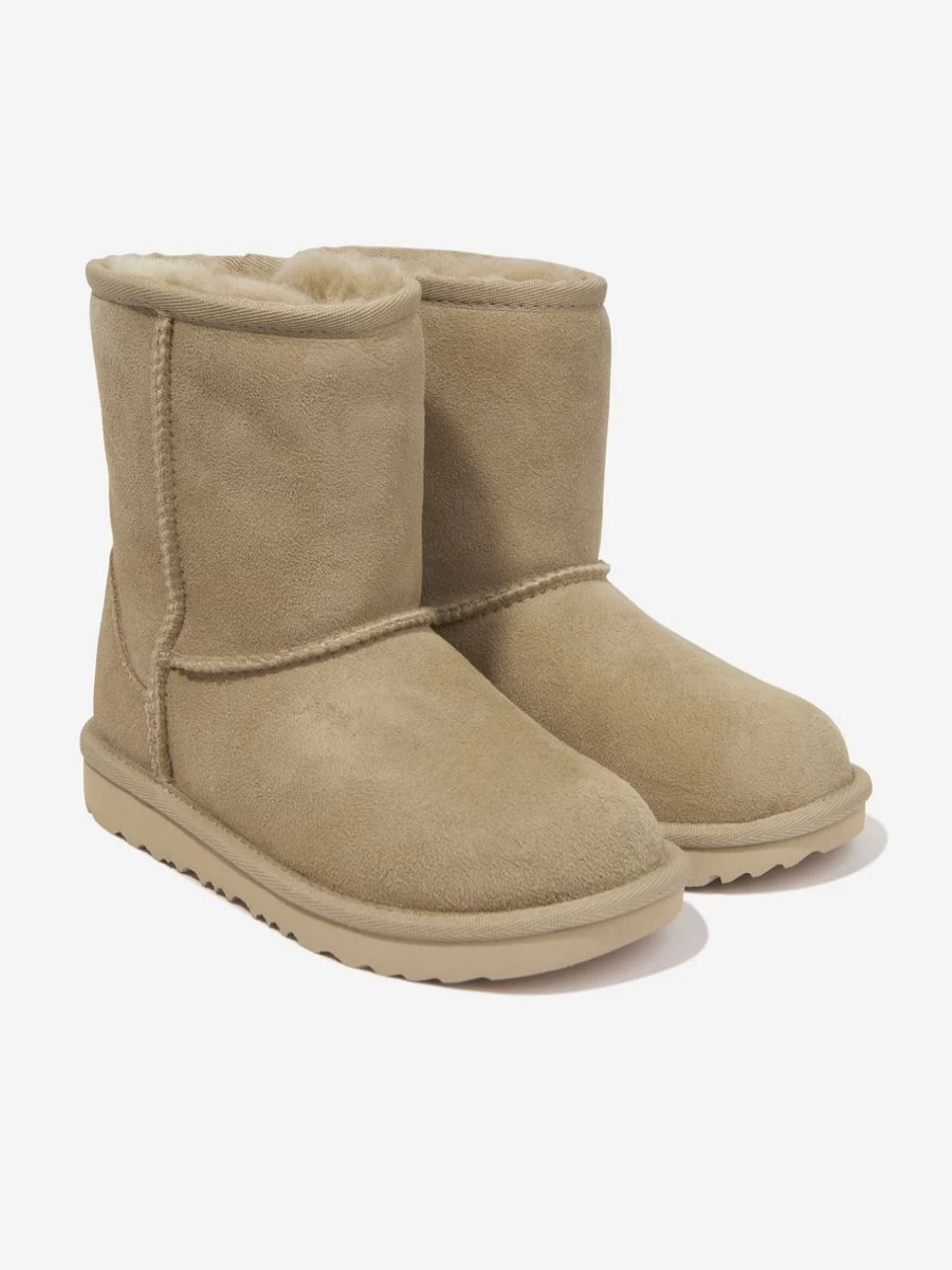 UGG Girls' Classic II Boots in Beige - Kids' Winter Footwear