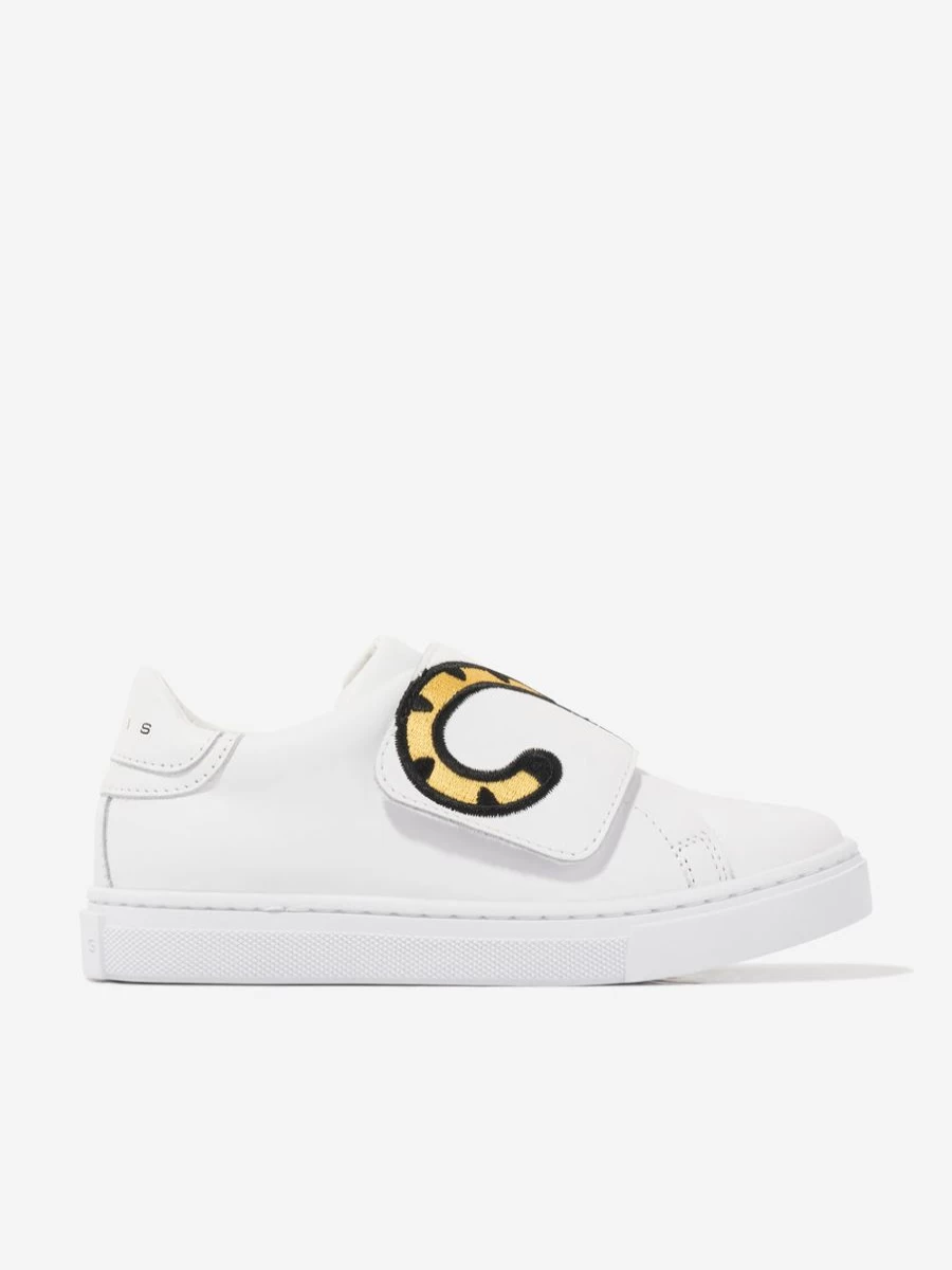 KENZO KIDS Boys' White Leather Kotora Sneakers for Children