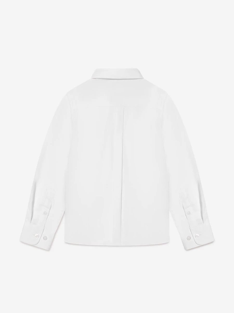 Trussardi Teen Boys Barlog Ivory Shirt for Stylish Casual Wear