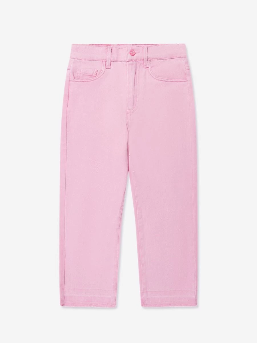 "Billieblush Girls Pink Twill Trousers | Stylish & Comfortable"