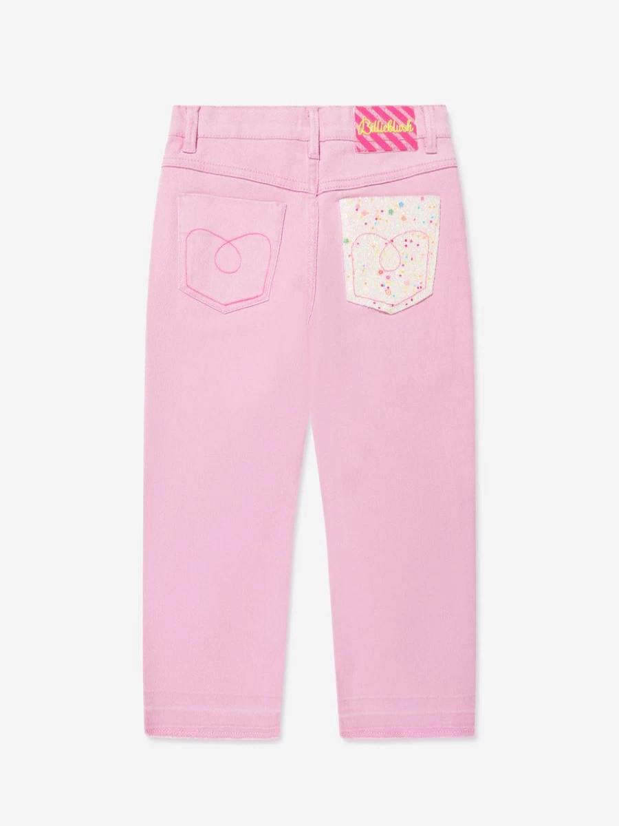 "Billieblush Girls Pink Twill Trousers | Stylish & Comfortable"