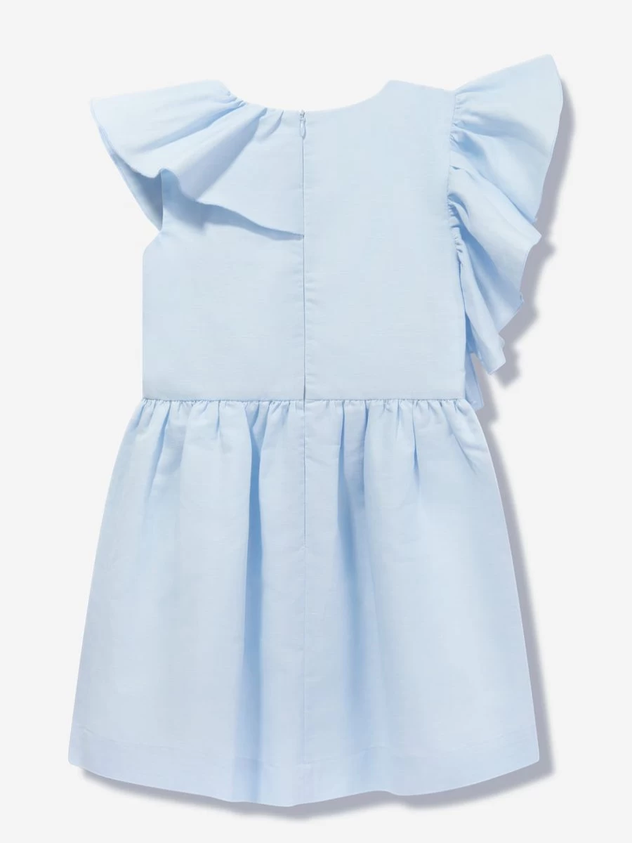 "Jessie And James Blue Waterfall Dress for Teen Girls – Elegant Flowy Style"