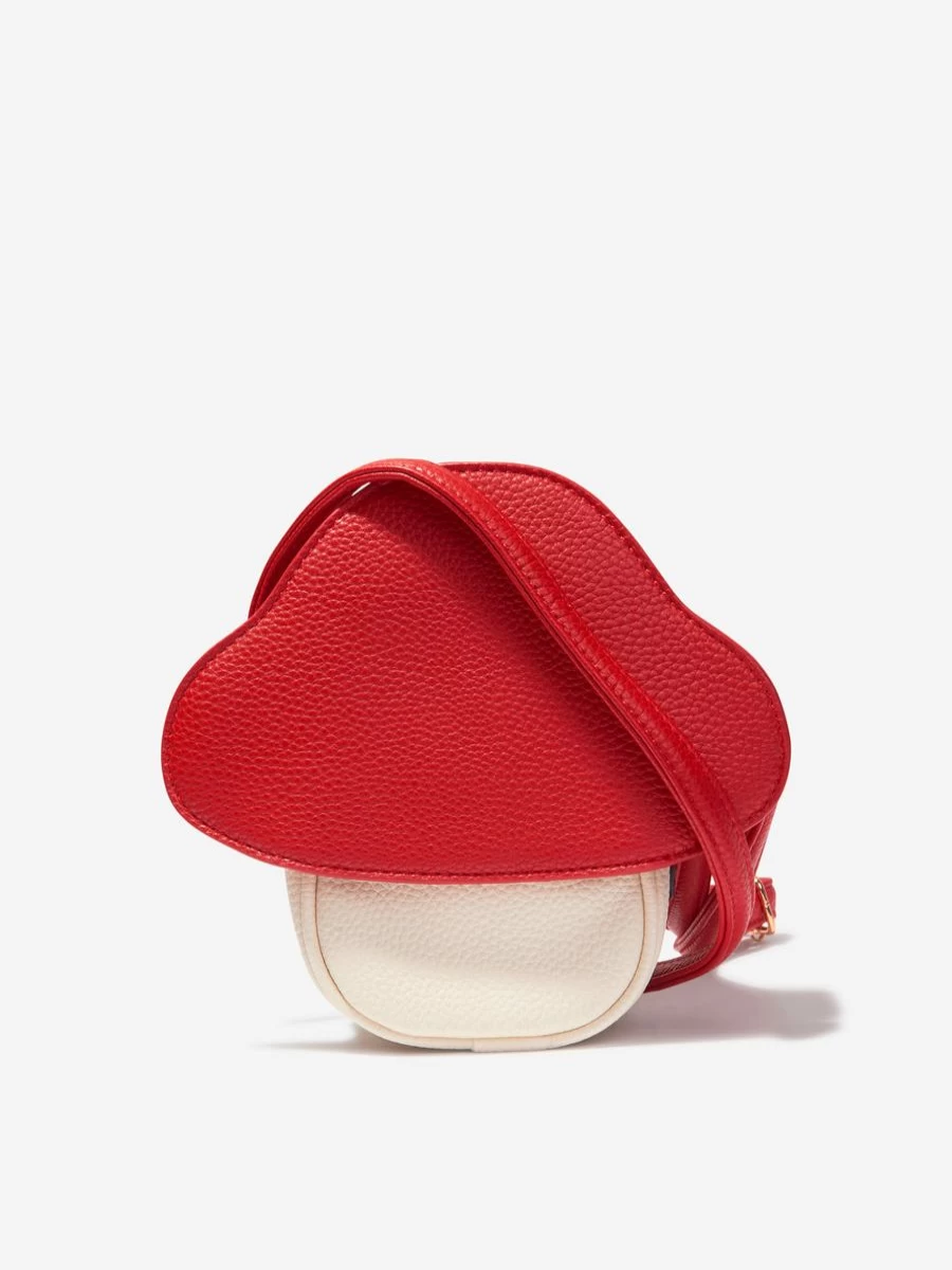 Molo Girls Red Fungi Print Shoulder Bag for Kids