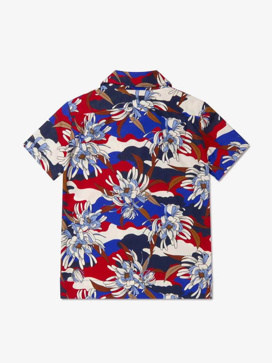 Moncler Enfant Boys' Multicolor Short Sleeve Shirt for Kids