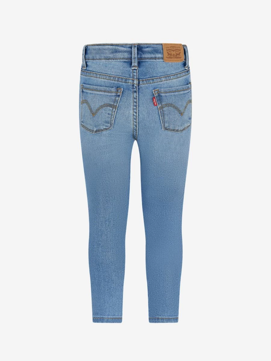Levi's Kids Girls 710 Super Skinny Jeans in Blue - High-Stretch Denim for Comfort & Style