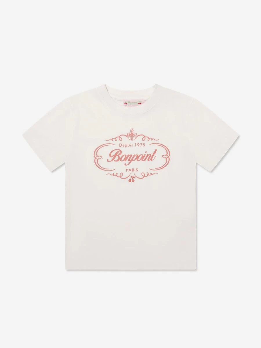 Bonpoint Teen Girls Thida Logo White T-Shirt
