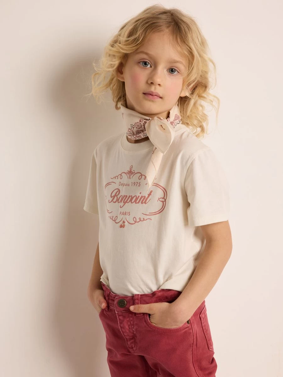Bonpoint Teen Girls Thida Logo White T-Shirt