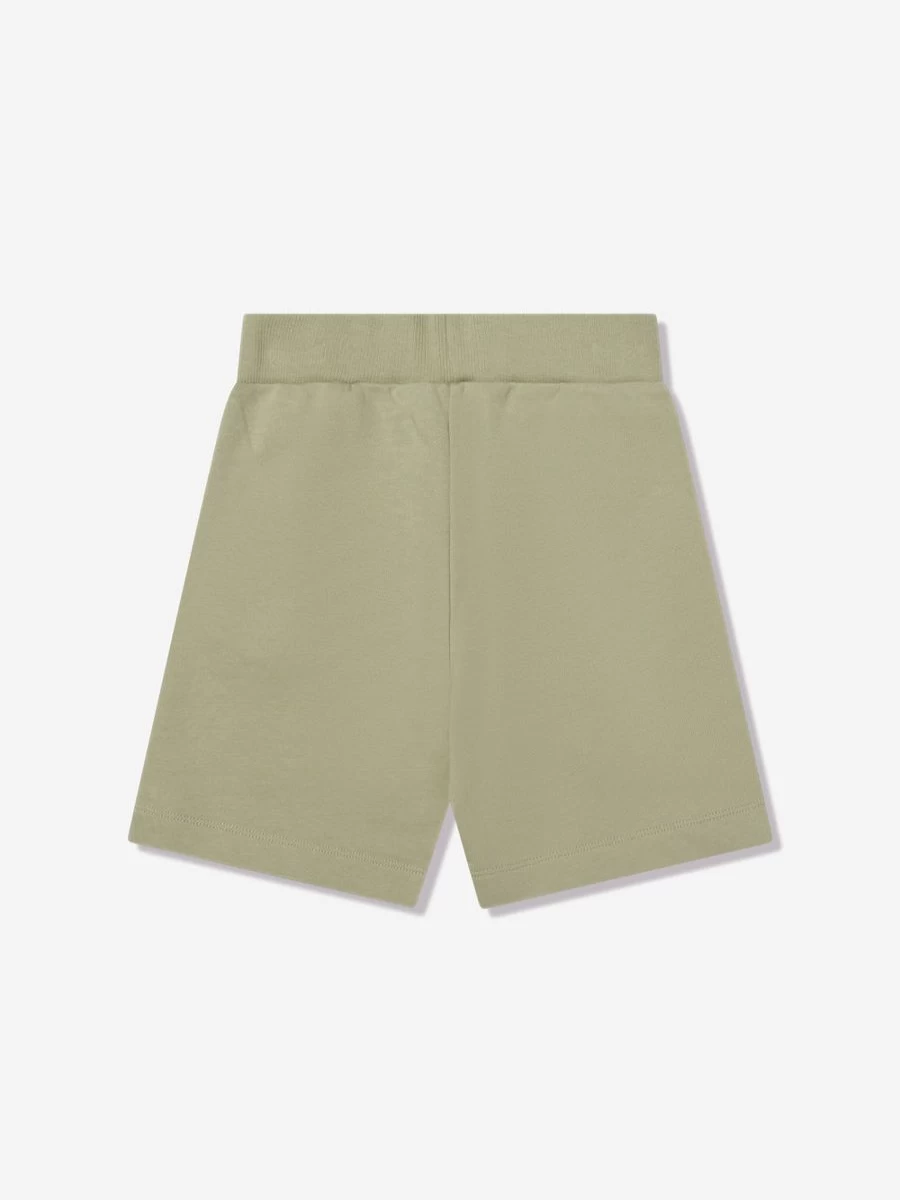 Balmain Teen Boys Green Jersey Shorts - Athletic Comfort Fit Youth Casual Wear