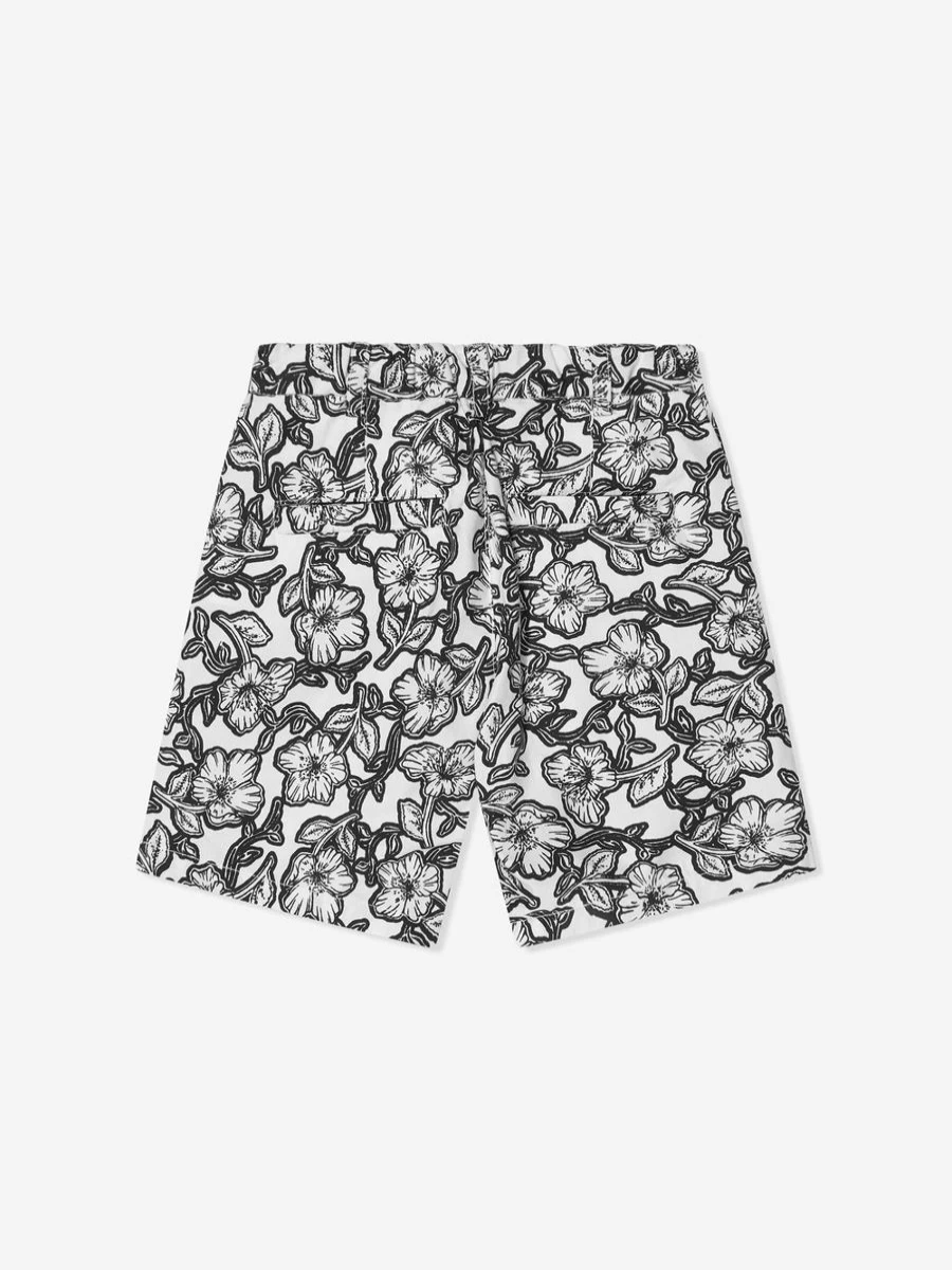 Bonpoint Boys' Black Floral Clovis Shorts for Baby & Toddler