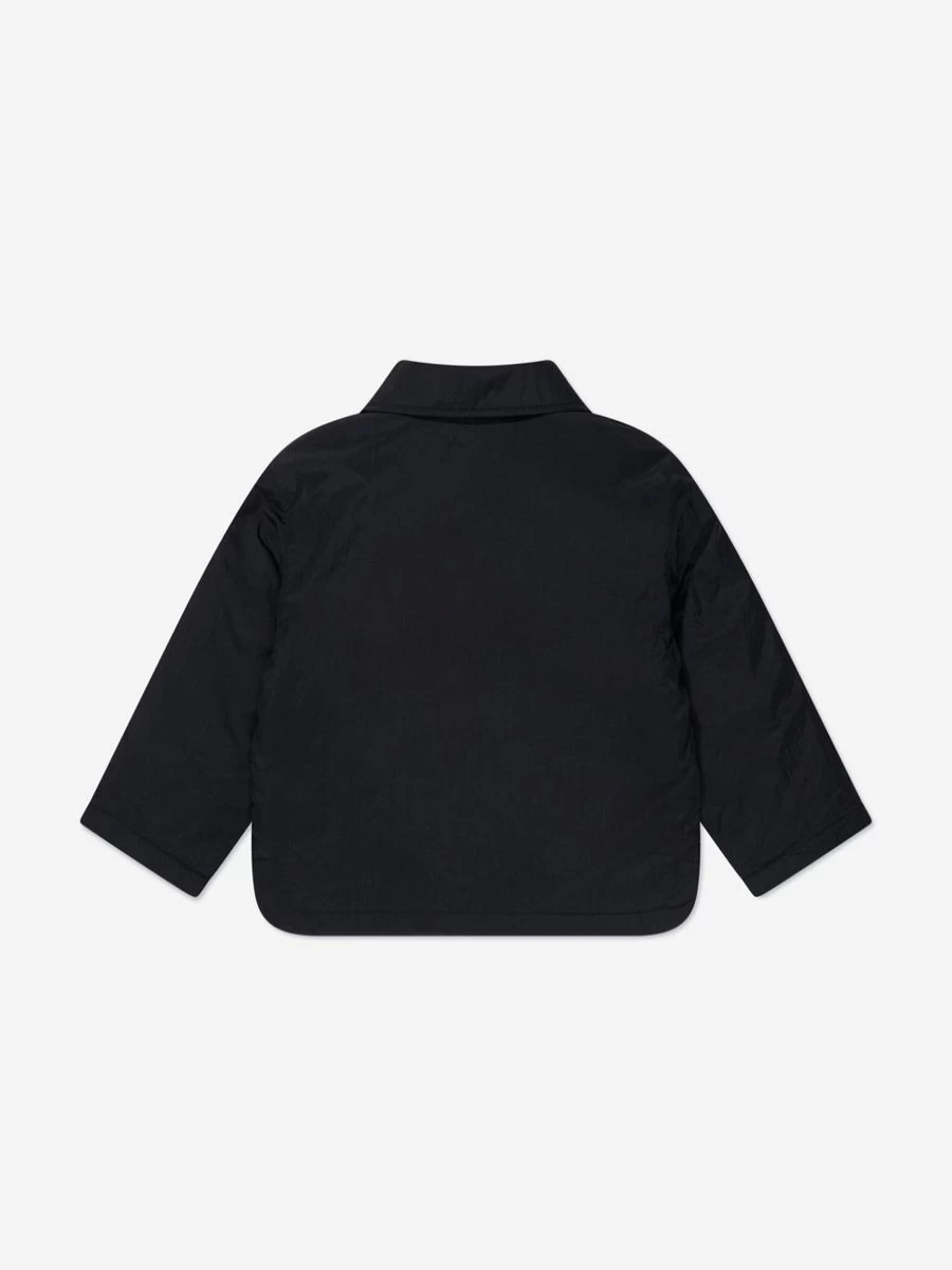 Calvin Klein Jeans Boys' Black Padded Coach Jacket for Baby