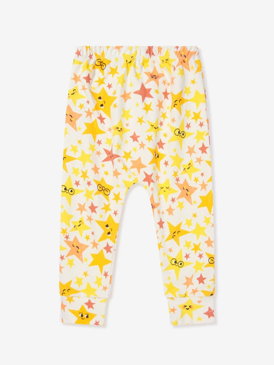 The Bonnie Mob Girls' Organic Cotton Lachlan Harem Pants | Comfortable Playwear