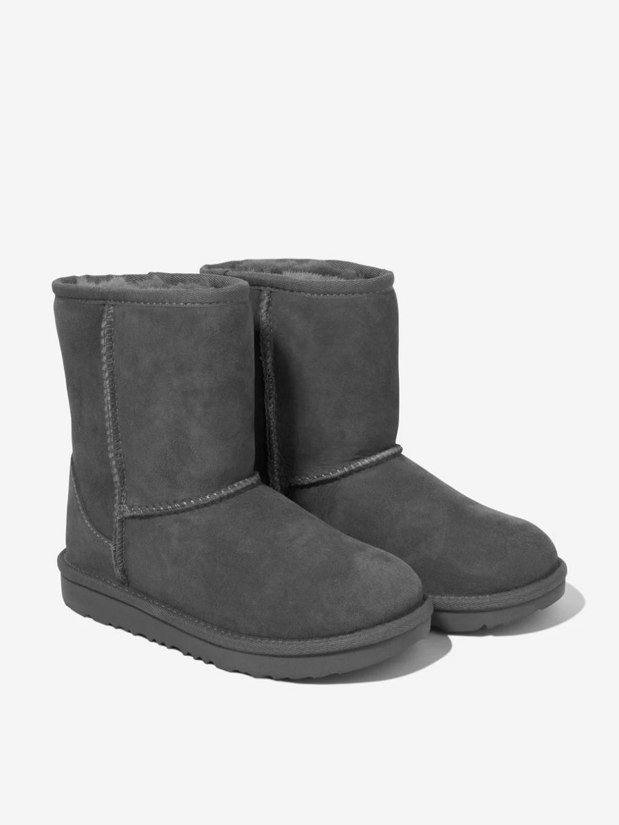UGG Girls' Classic II Kids Sheepskin Boots | Warm & Comfortable Winter Footwear