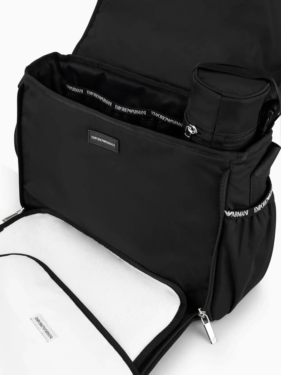 Emporio Armani Baby Changing Bag - 40cm Waterproof Diaper Bag for Infants & Toddlers | Stylish Nursery Travel Organizer
