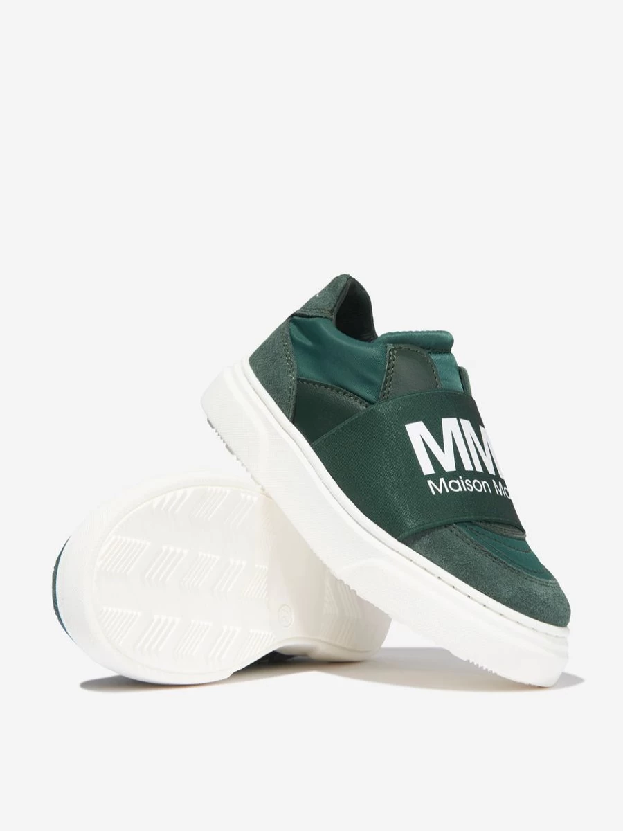 MM6 Maison Margiela Girls Suede Logo Trainers | Kids Fashion Sneakers