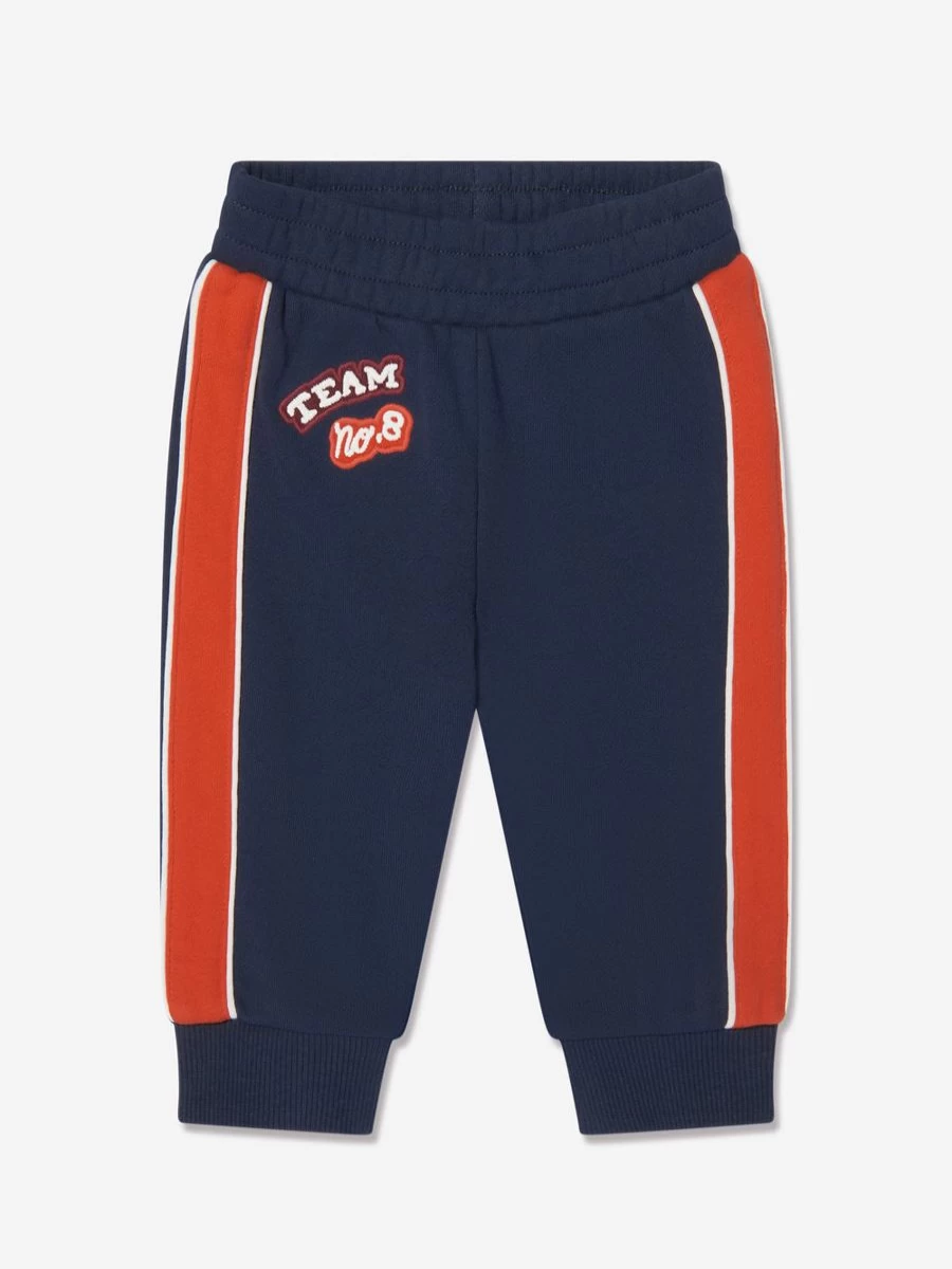 KENZO KIDS Baby Boys Navy Varsity Joggers - Stylish & Comfortable Trousers for Toddlers