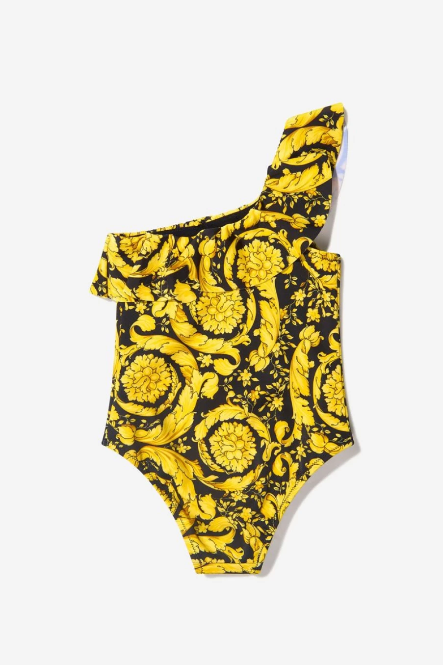 Versace Girls Baroque Print Swimsuit for Kids | Designer Children's Swimwear