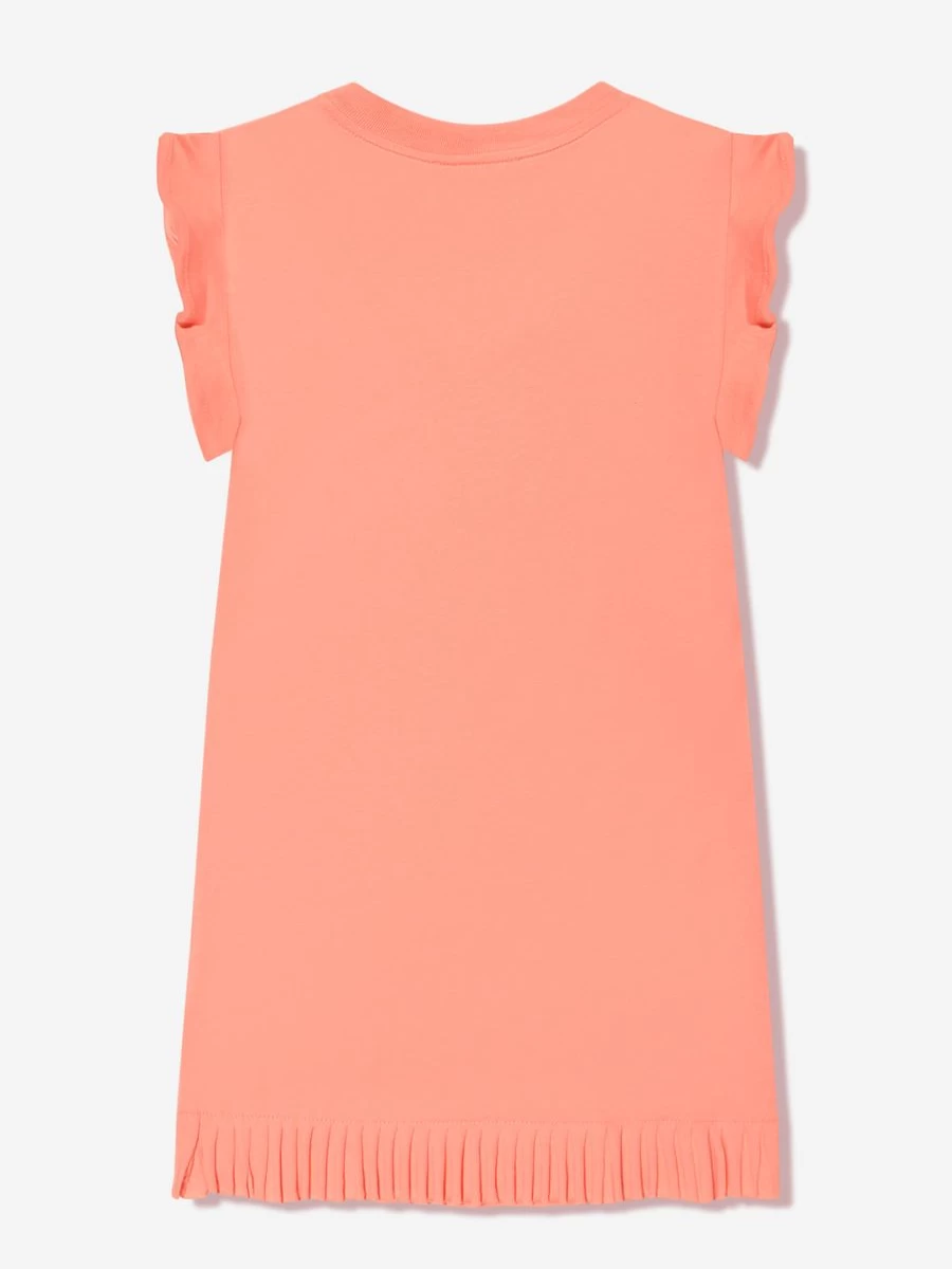 Chloé Girls Organic Cotton Peach Jersey Dress | Childsplay Clothing