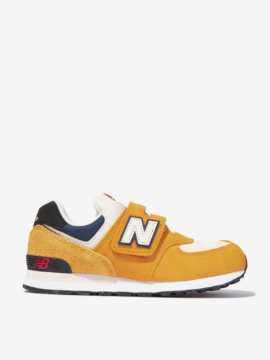 New Balance Kids 574 Cosmic Trail Velcro Sneakers for Girls - Lightweight Running Shoes