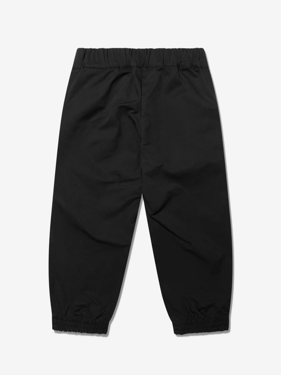 Palm Angels Boys Black Logo Embroidered Belt Loop Trousers