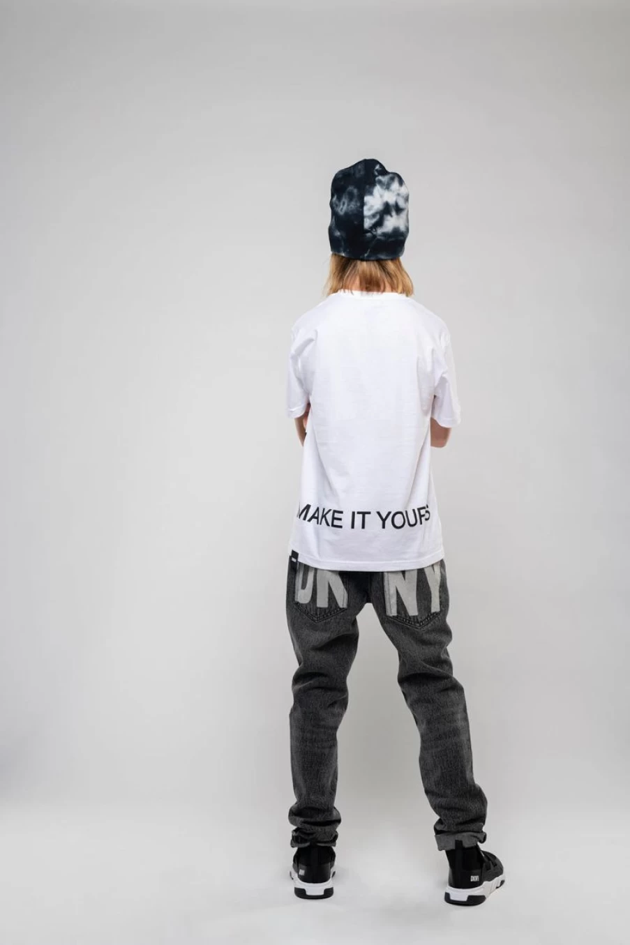 DKNY Boys' Grey Denim Jeans for Kids - Comfortable & Stylish