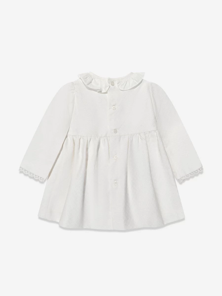 Paz Rodriguez Ivory Baby Girls Dress - Elegant & Comfortable Infant Dress