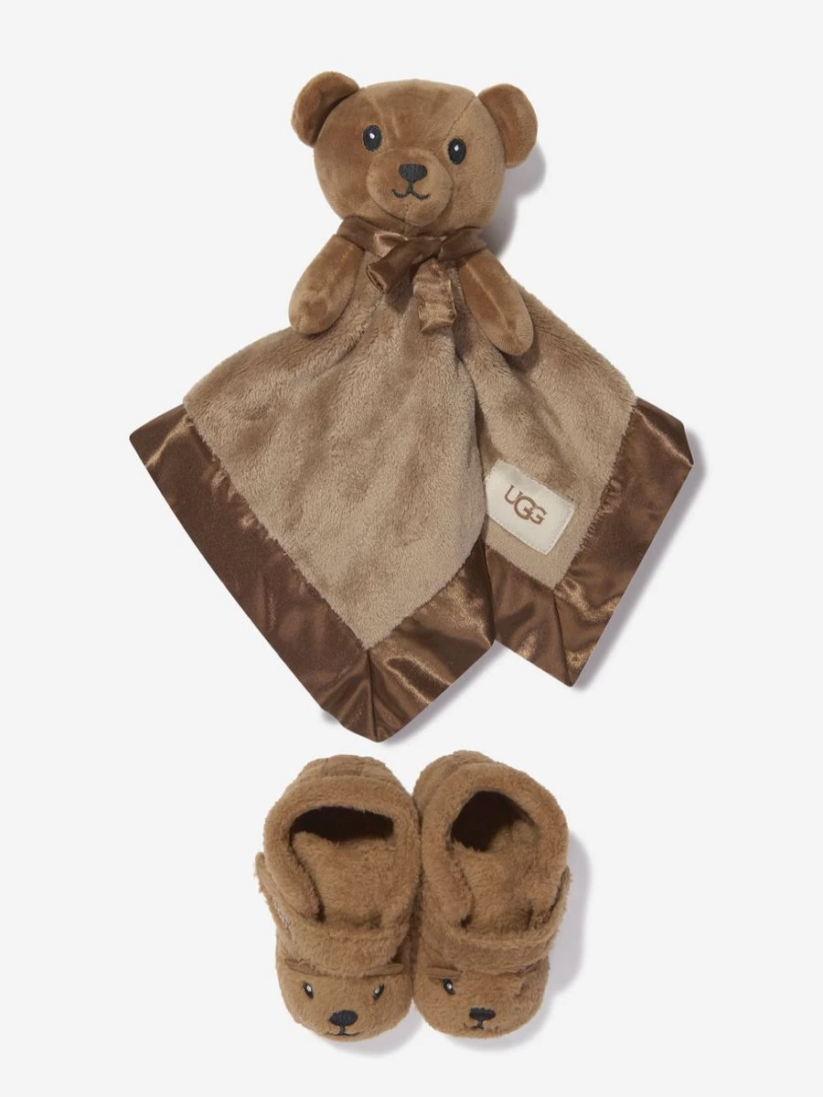 UGG Baby Bixbee Booties and Comforter Gift Set for Newborns