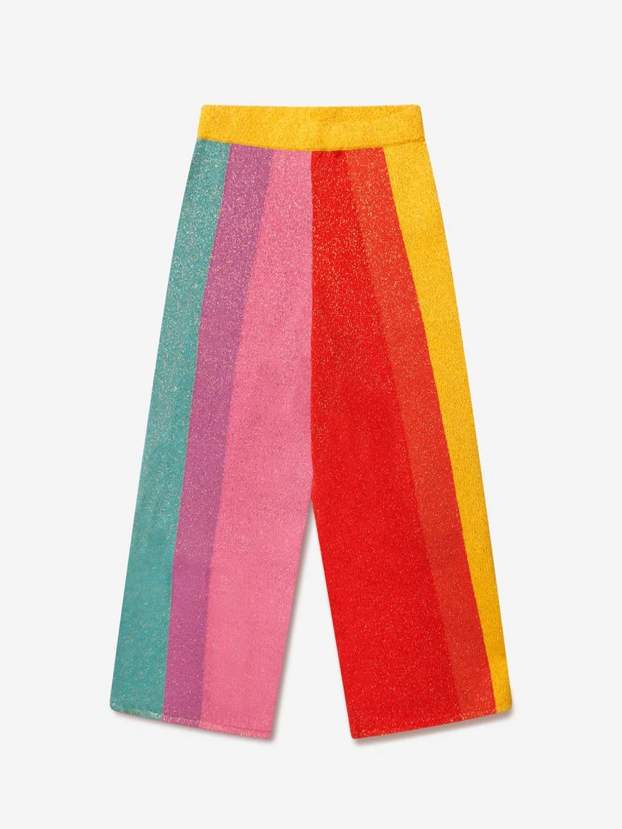 Stella McCartney Kids Girls Striped Knit Pants | Stylish Comfort for Toddlers & Children