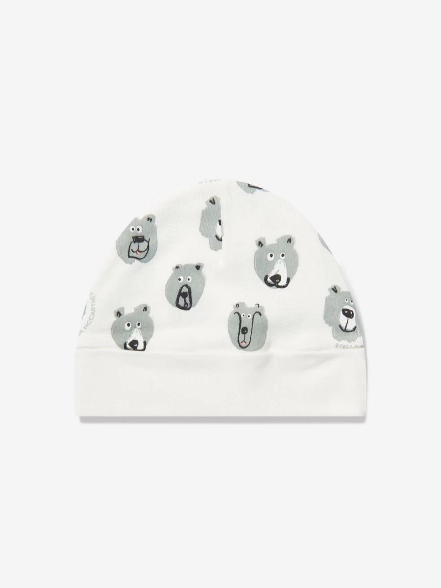 Stella McCartney Kids Ivory Bear Print Babygrow Set for Boys