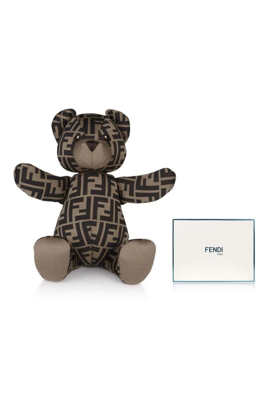 Fendi Kids Baby Logo Teddy Bear - Soft Plush Stuffed Animal Gift
