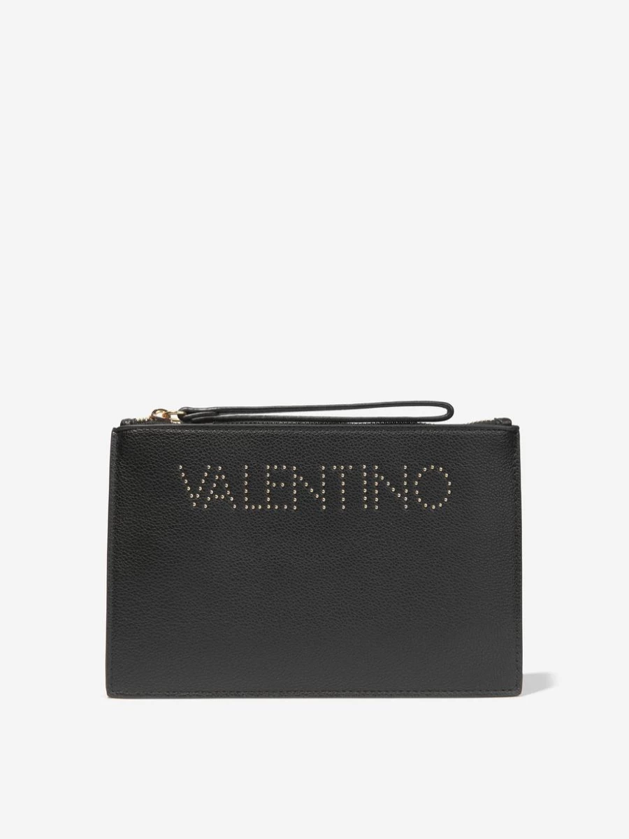 Valentino Girls Black Pie Re Cosmetic Case - 3cm Width Travel Makeup Bag