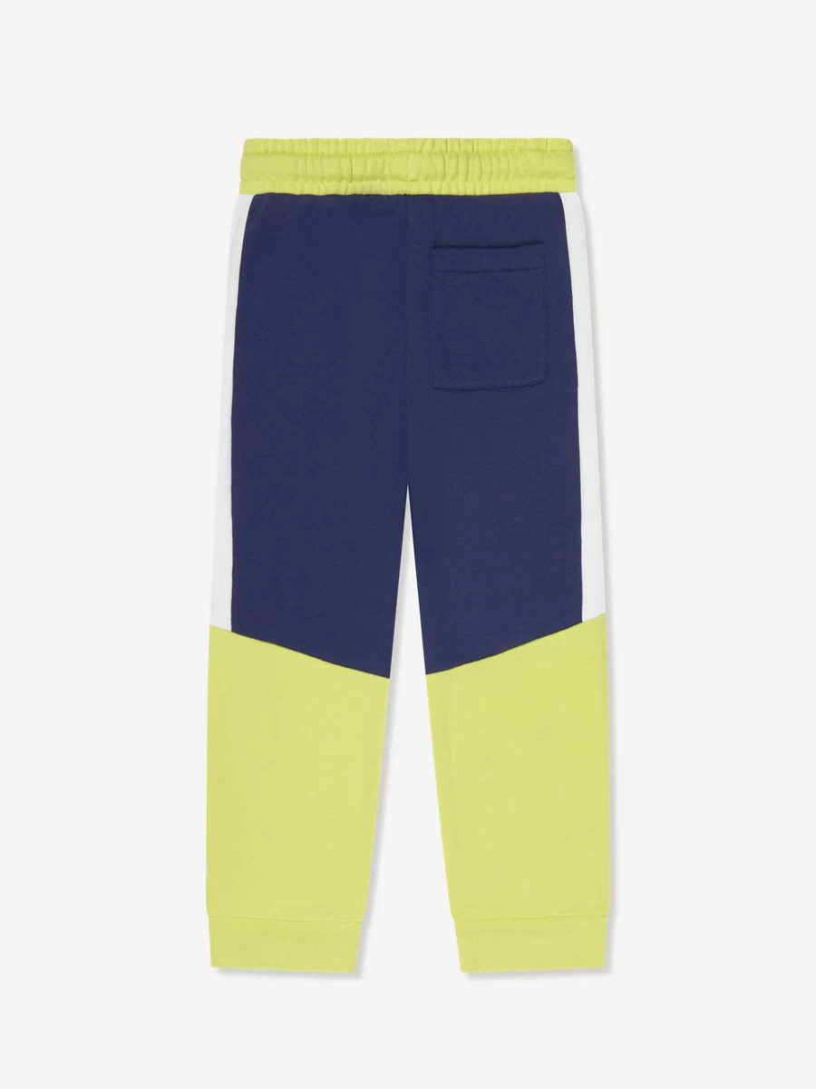 Guess Boys' Blue Logo Joggers - Comfortable Casual Pants for Kids