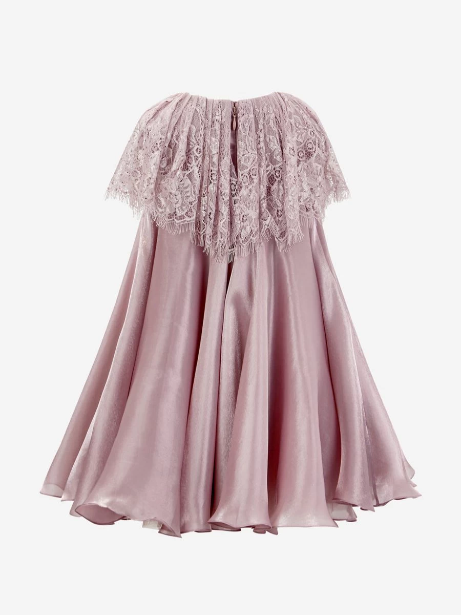"Maison Ava Teen Girls Pink Occasion Dress for Special Events"