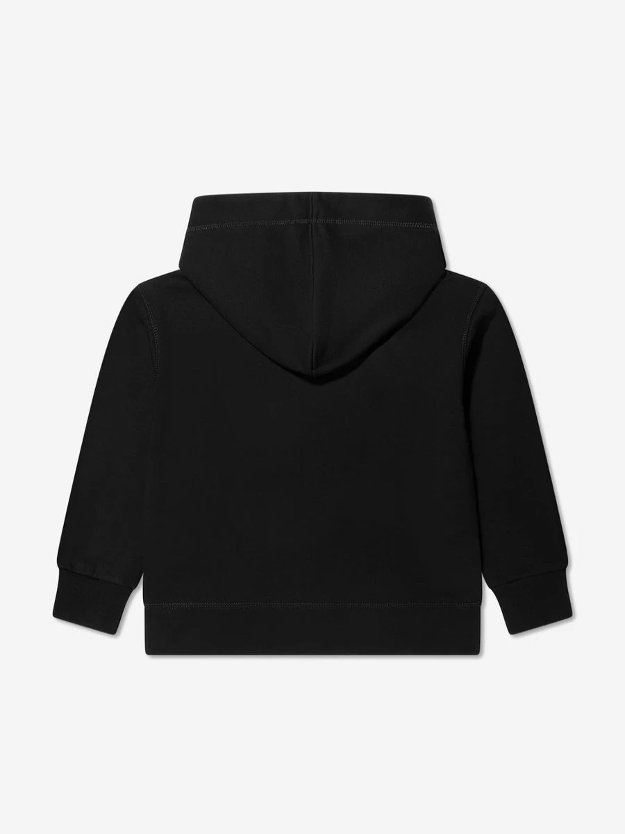 Dsquared2 Kids Boys Black Logo Sweatshirt | Casual Pullover Hoodie