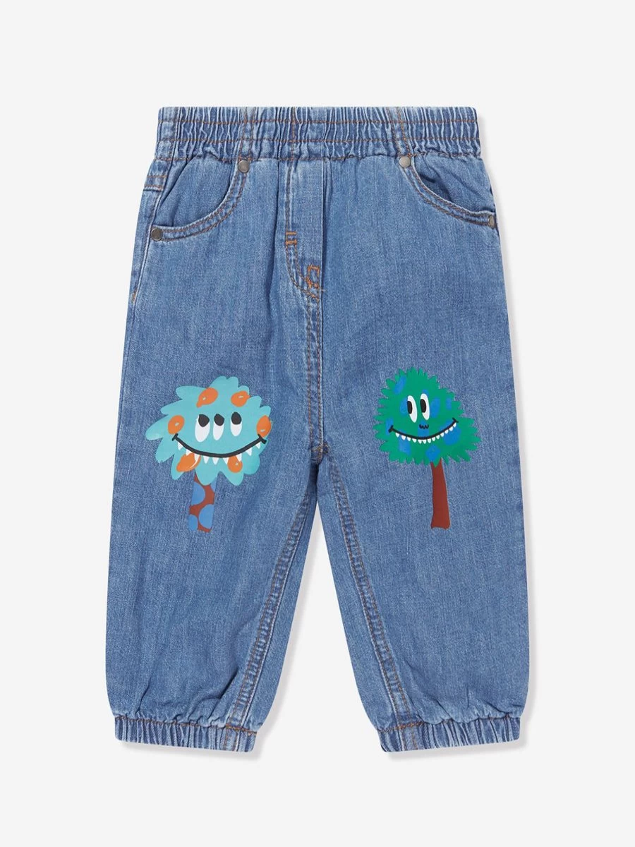 Stella McCartney Kids Baby Boys Blue Chambray Trousers
