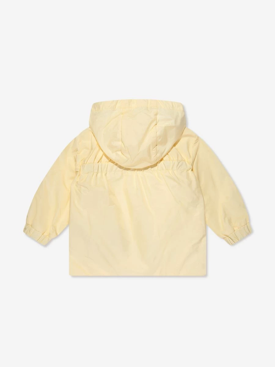 Moncler Enfant Baby Girls Yellow Raka Jacket | Lightweight Winter Coat for Infants