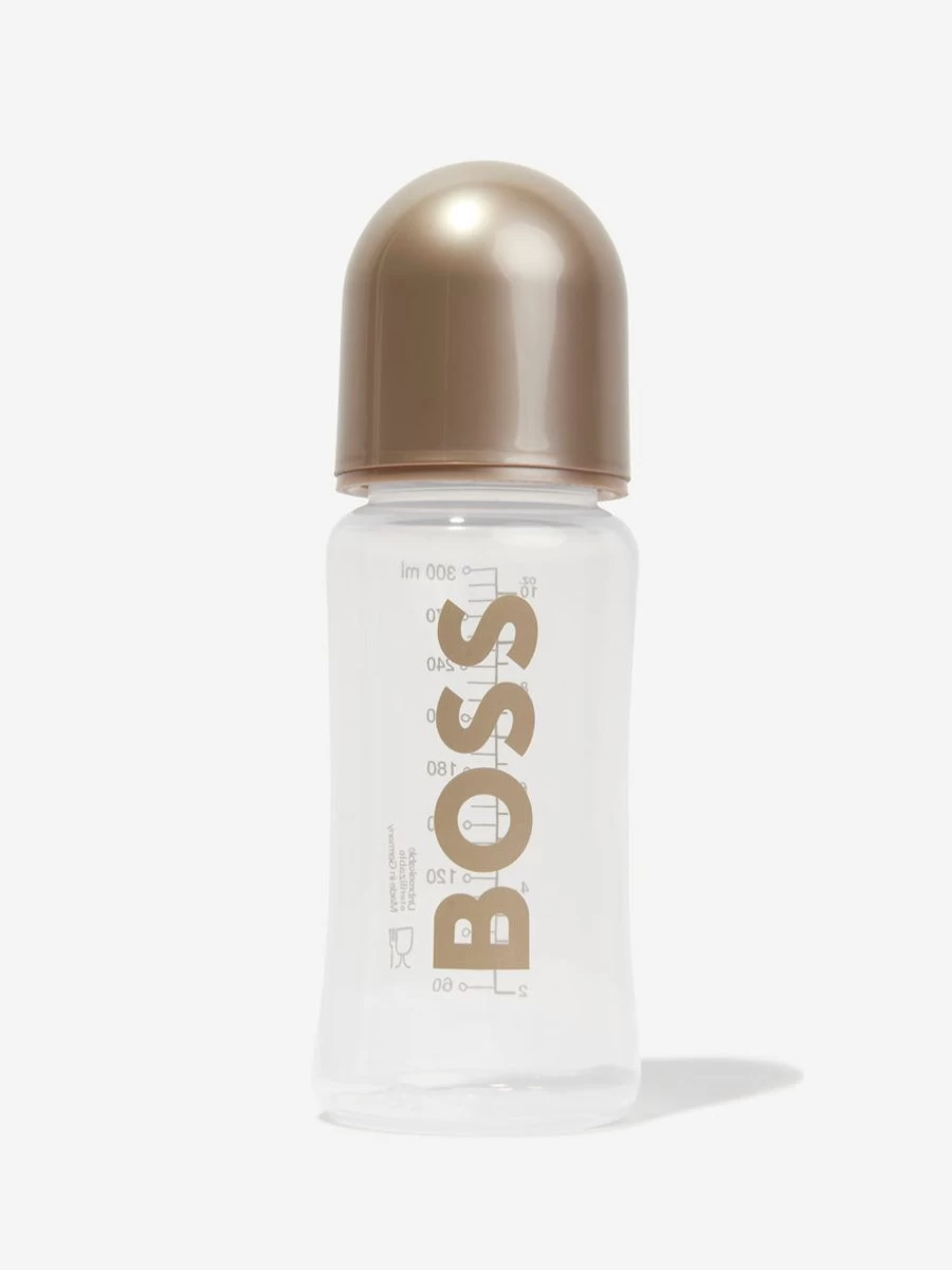 BOSS Baby Bottles Gift Set - 4 Piece Gold Baby Feeding Bottles for Newborns & Infants