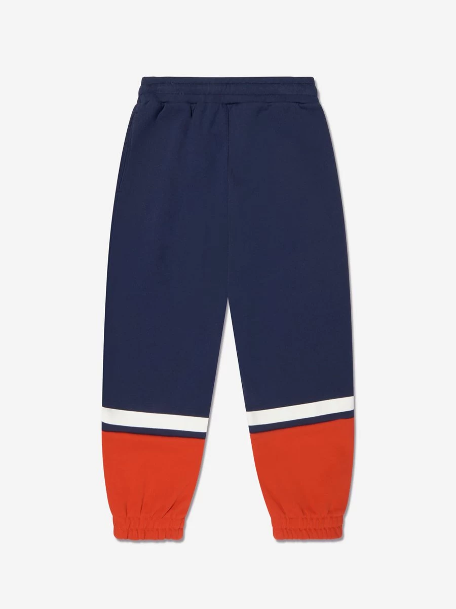 KENZO KIDS Boys Navy Logo Joggers - Comfortable Casual Pants for Active Kids
