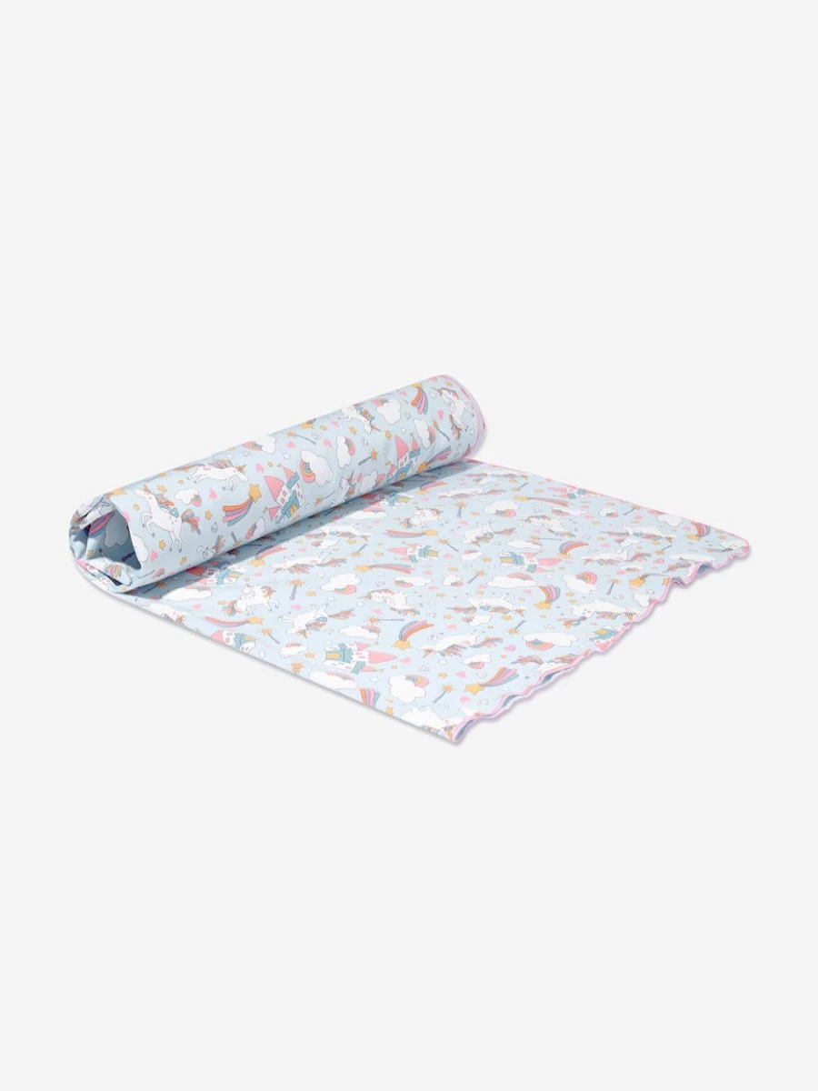 Magnolia Baby Pink Unicorn Swaddle Blanket for Newborn Girls - Soft Dreamy Design