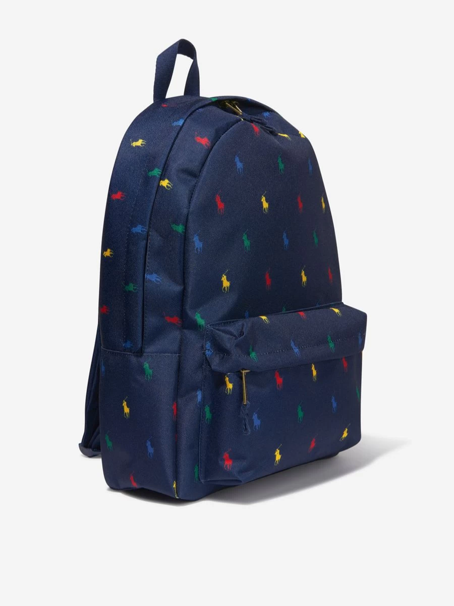 Ralph Lauren Kids Boys Polo Pony Backpack - 28cm School Bag for Boys, Stylish & Durable