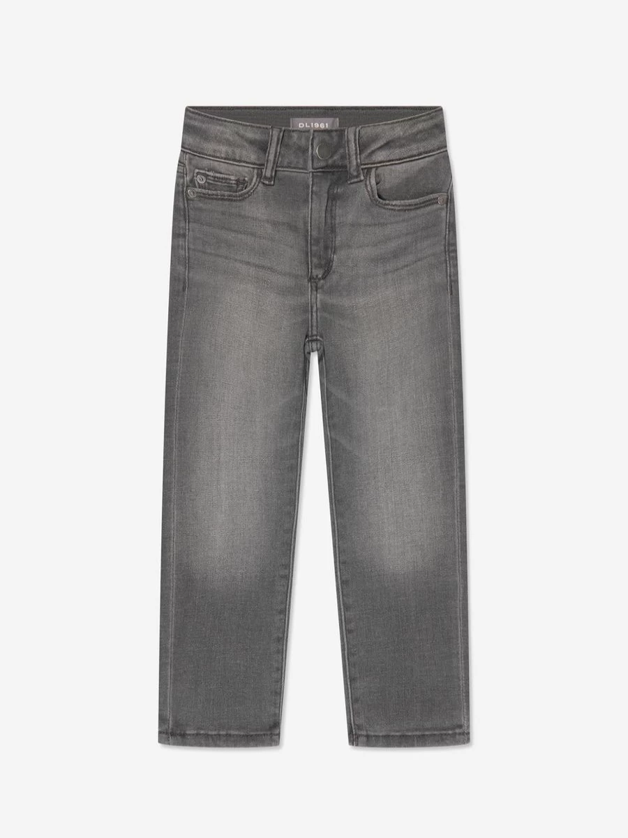 DL1961 Girls Chloe Grey Skinny Fit Jeans for Kids