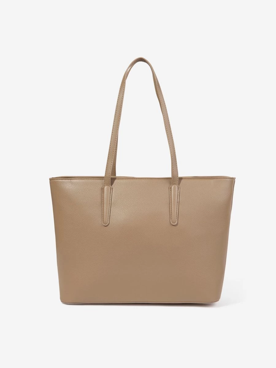 Valentino Girls Beige Martu Shopping Bag 38cm Wide Luxury Tote